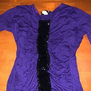 Purple Black Top